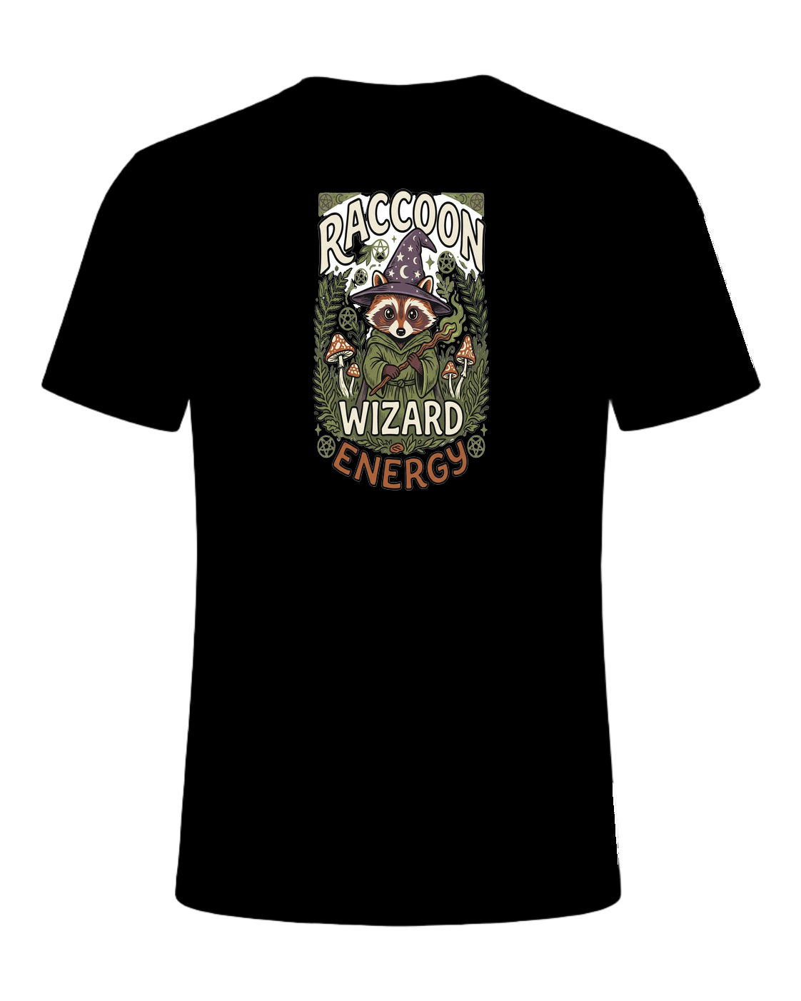 RACCOON WIZARD ENERGY — Black