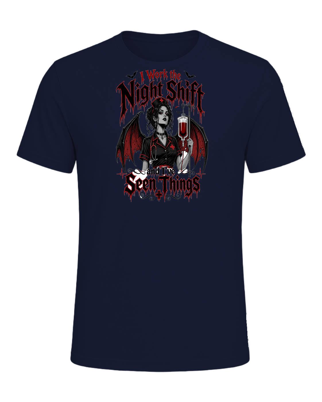 Nurse Night Shift Spooky — Navy