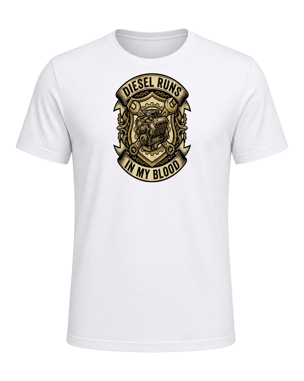 Diesel Mechanic — White