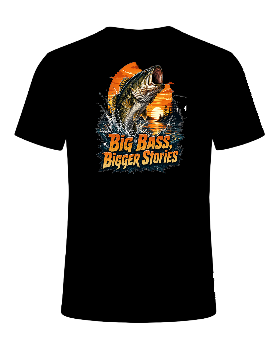 Bass Fishing Obsessed — Black