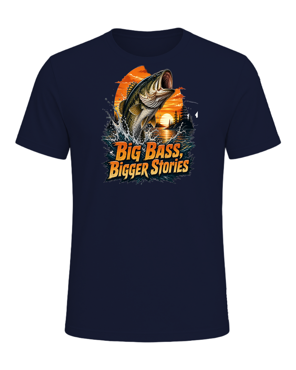 Bass Fishing Obsessed — Navy