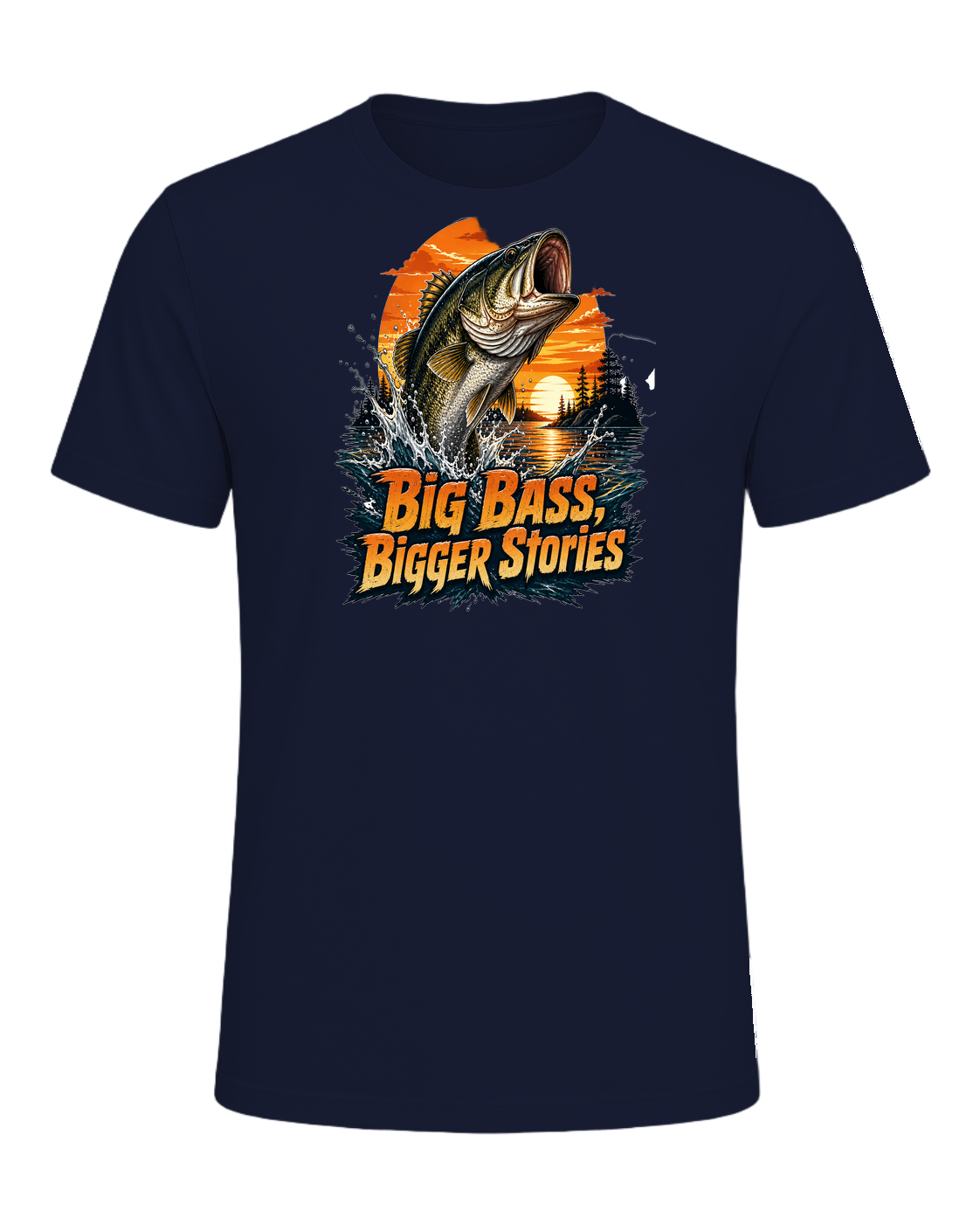 Bass Fishing Obsessed — Navy