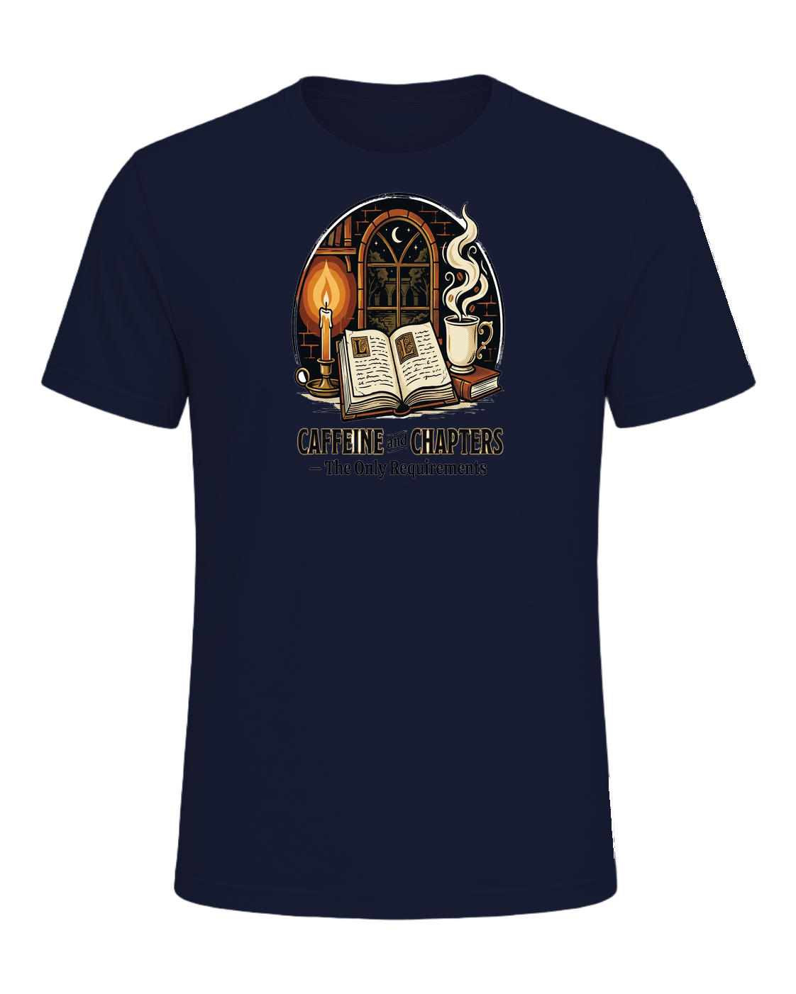 Books & Coffee — Navy