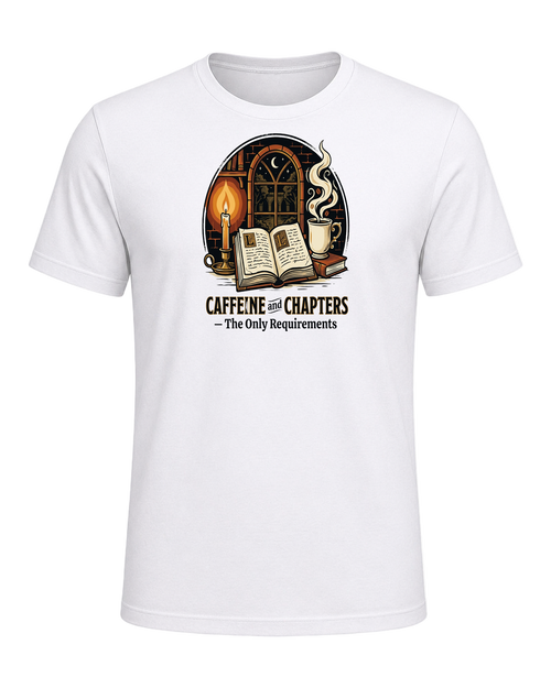 Books & Coffee — White
