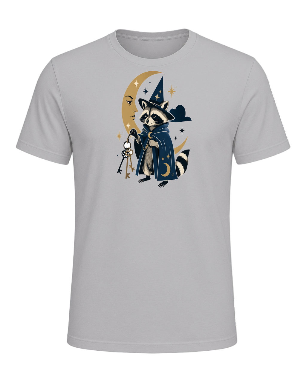 Raccoon Wizard Energy — Athletic Heather