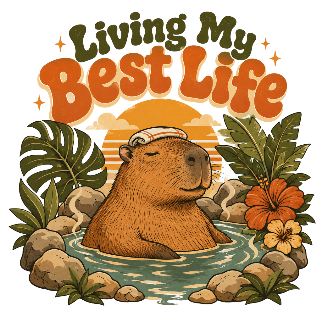 Capybara Chill Vibes