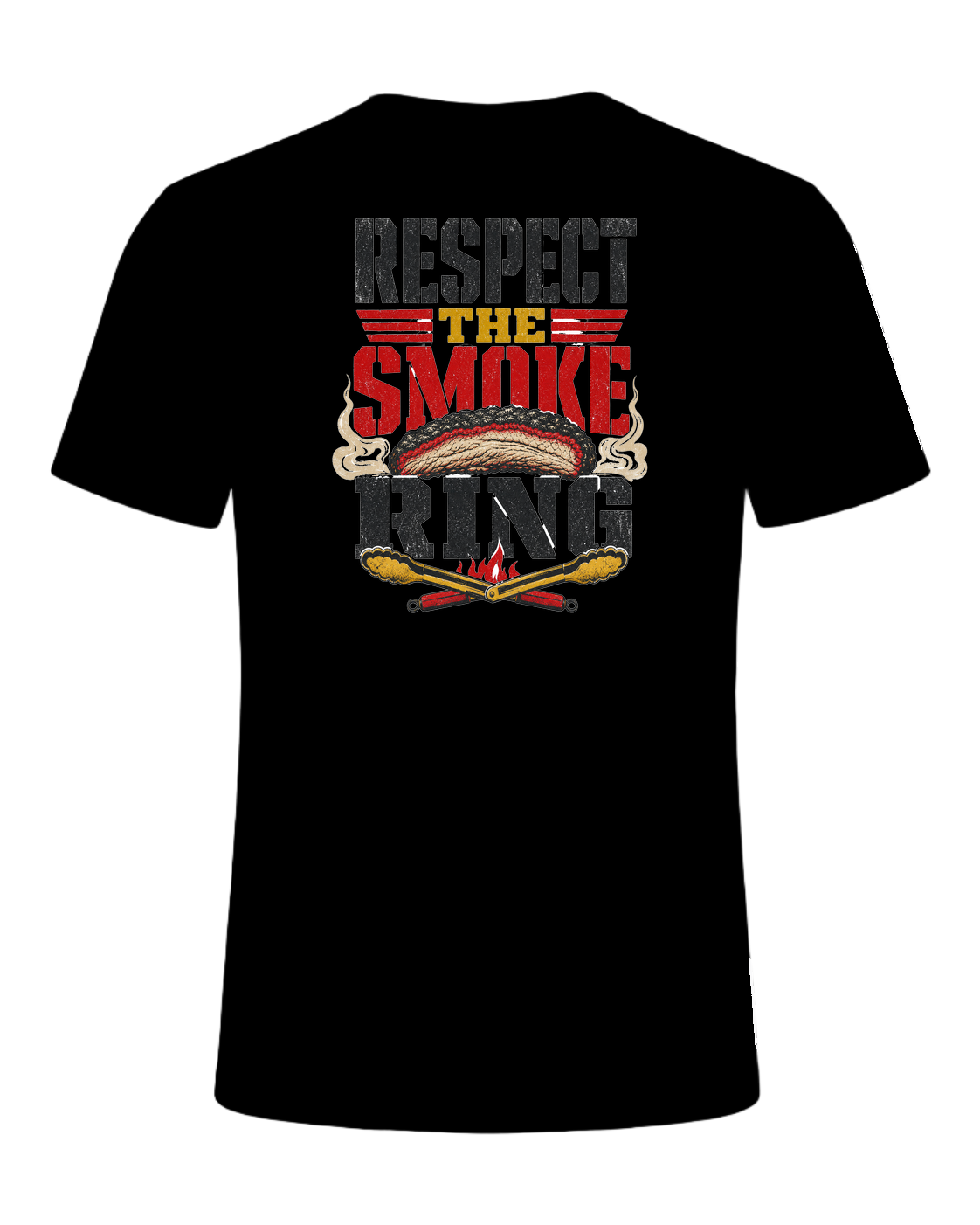 RESPECT THE SMOKE RING — Black