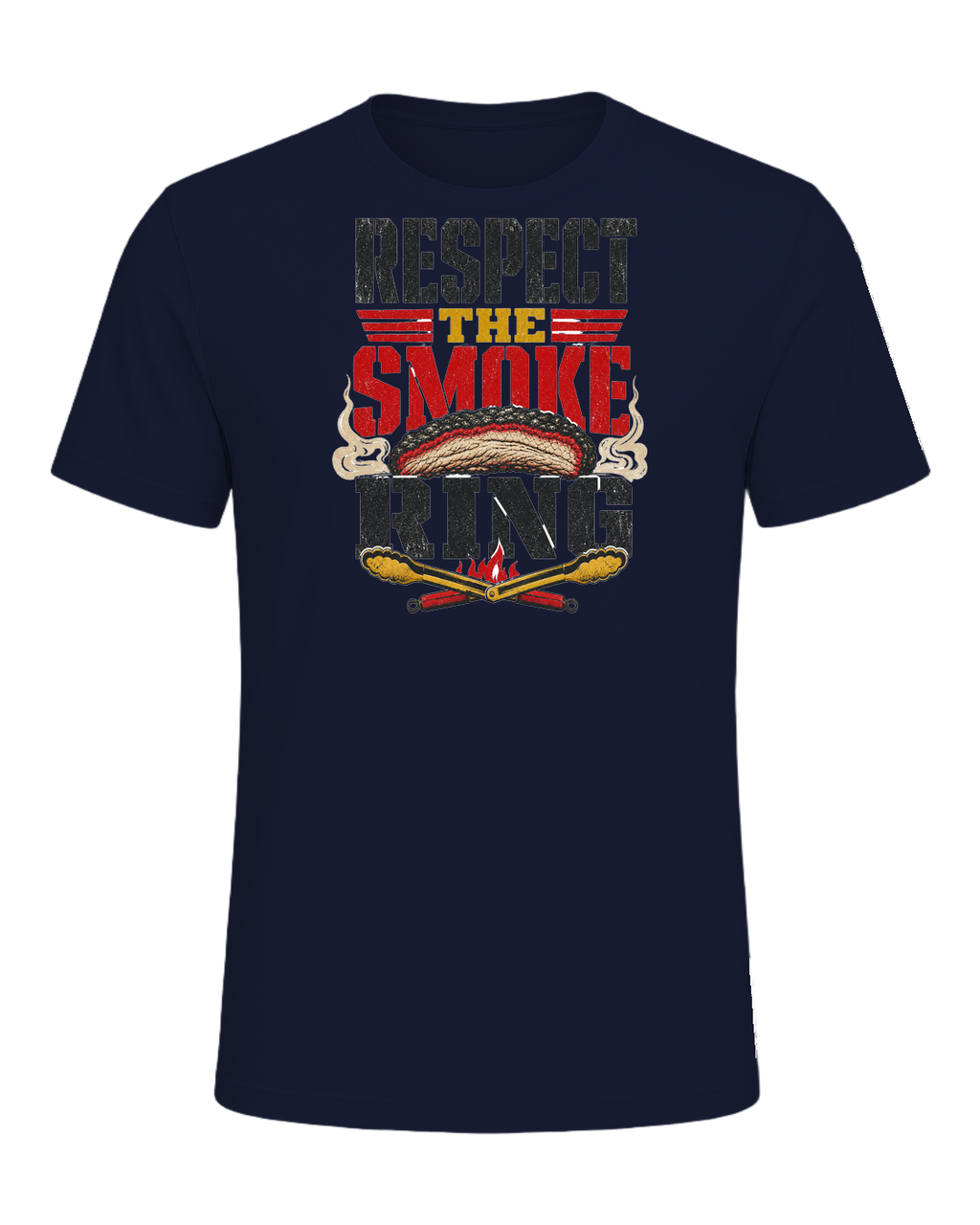 RESPECT THE SMOKE RING — Navy