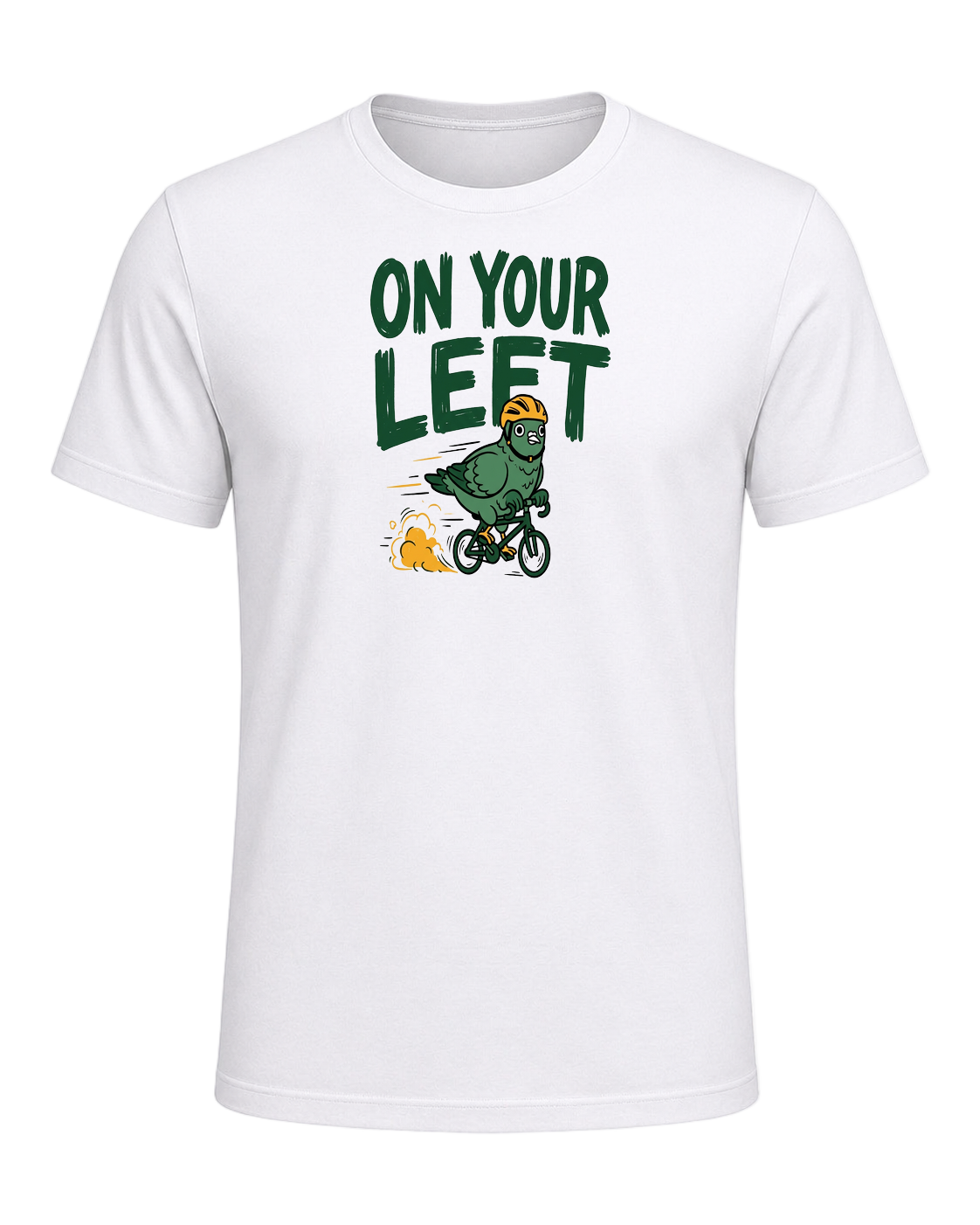 ON YOUR LEFT — White