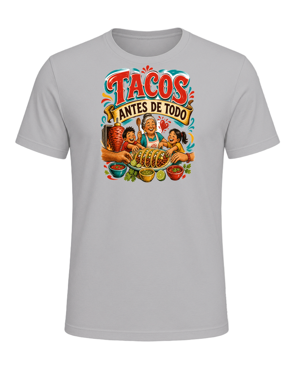 TACOS ANTES DE TODO — Athletic Heather