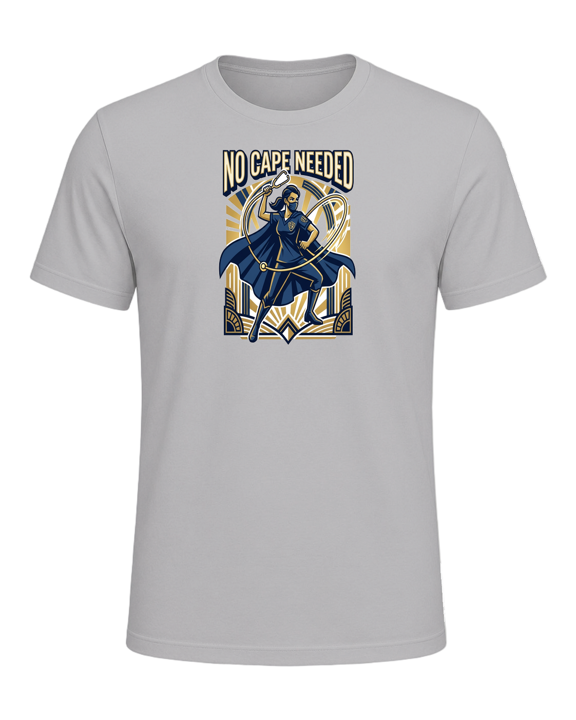 ER Nurse Superhero — Athletic Heather