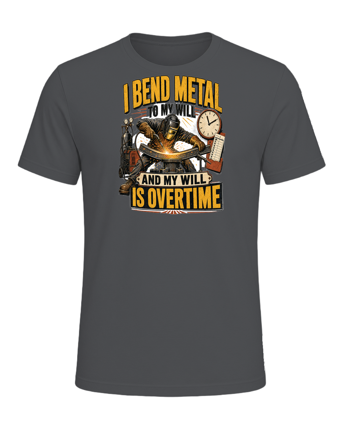 I bend metal to my will and my will is overtime — Asphalt