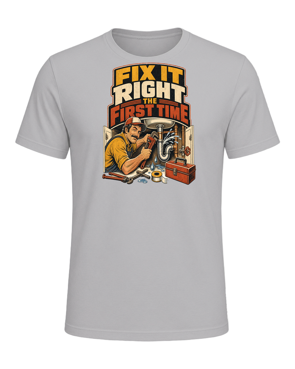 FIX IT RIGHT THE FIRST TIME — Athletic Heather