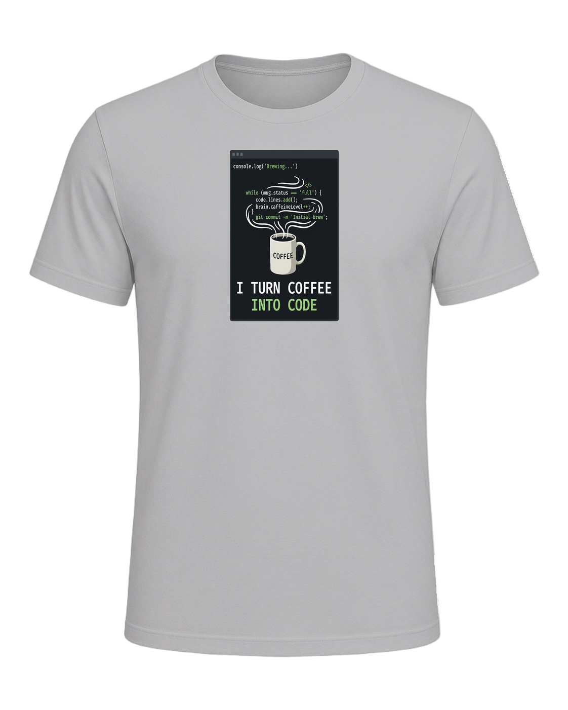 Coffee + Programmer — Athletic Heather