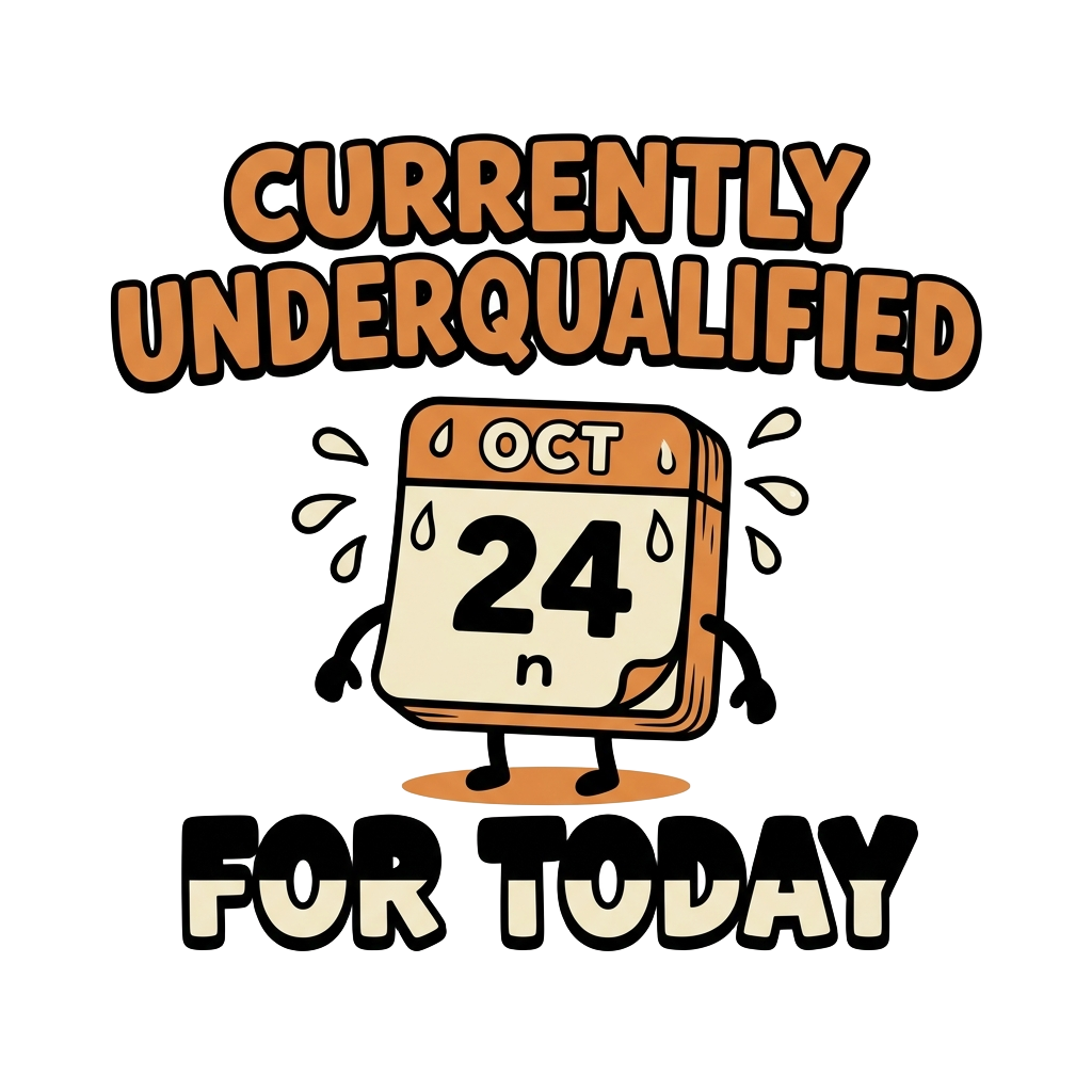 Currently Underqualified For Today