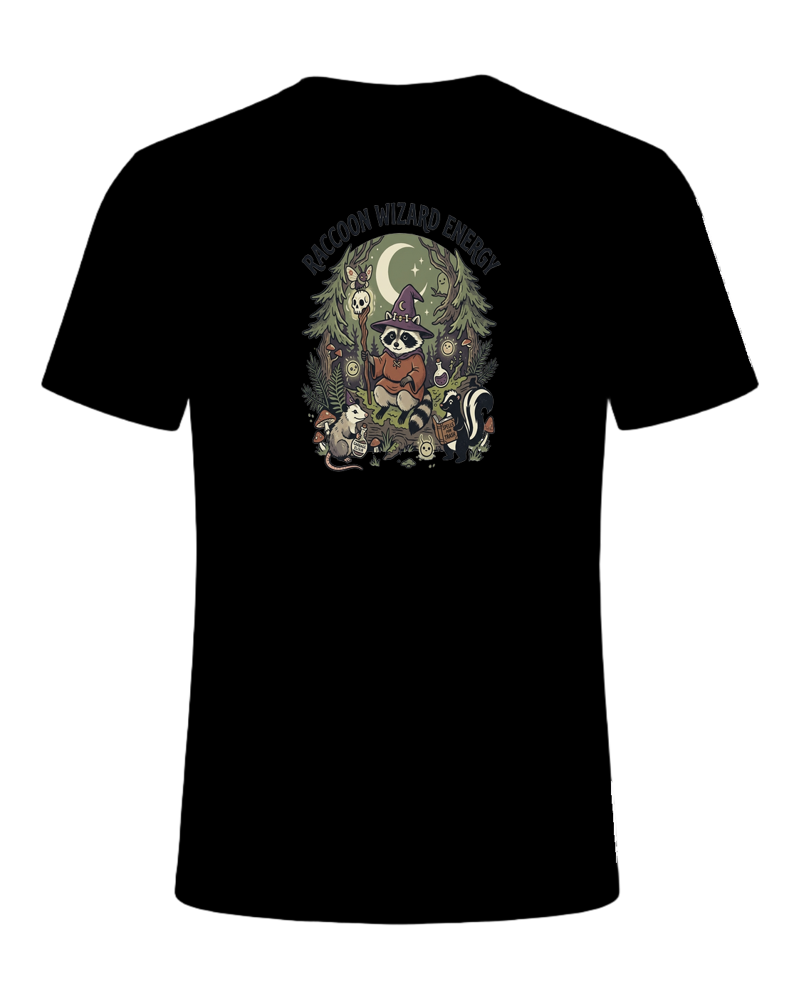RACCOON WIZARD ENERGY — Black
