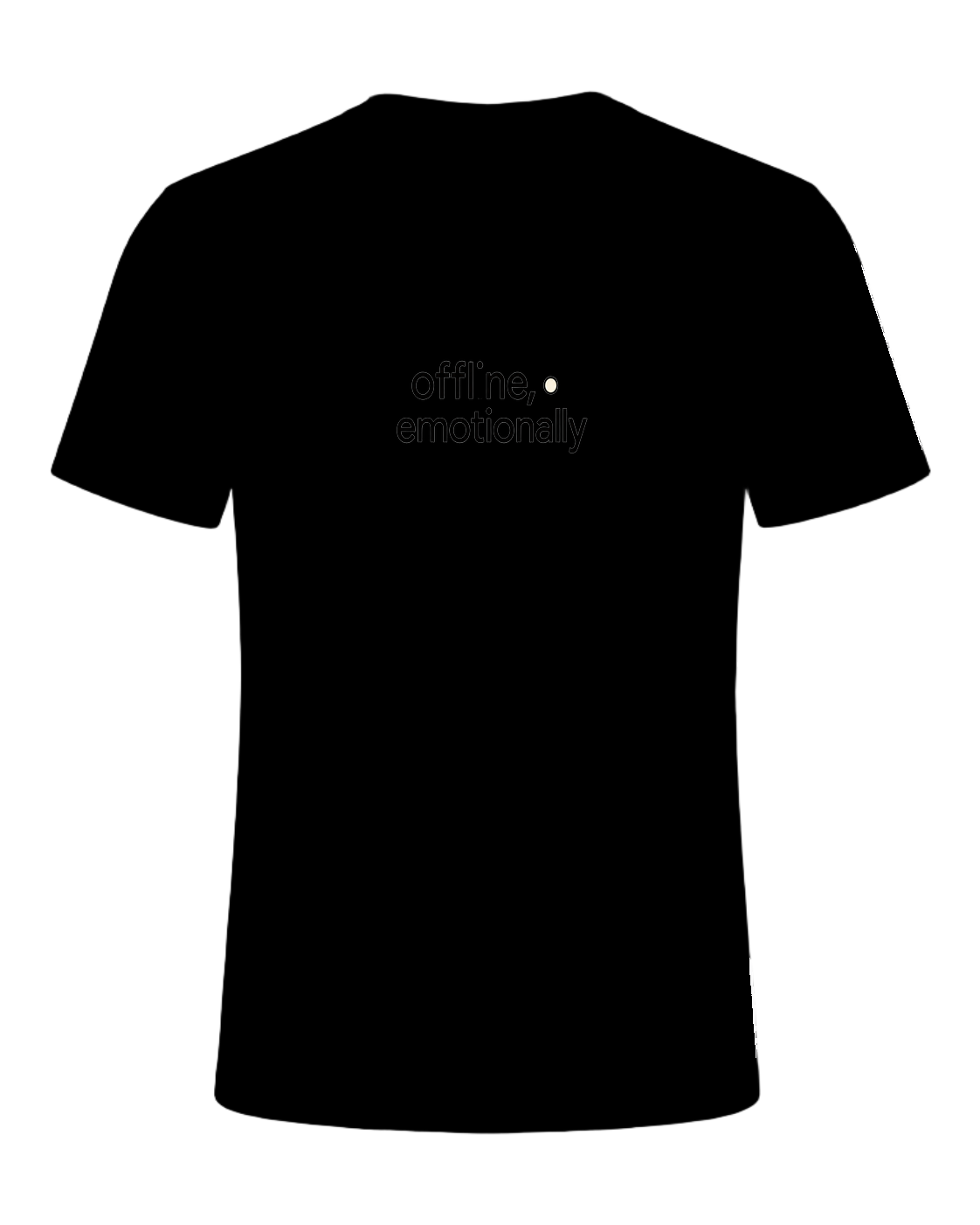 offline, emotionally — Black