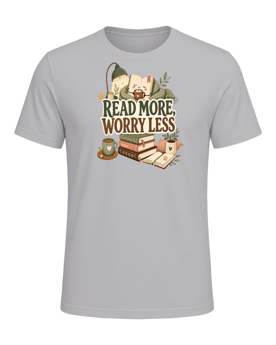 READ MORE, WORRY LESS — Athletic Heather