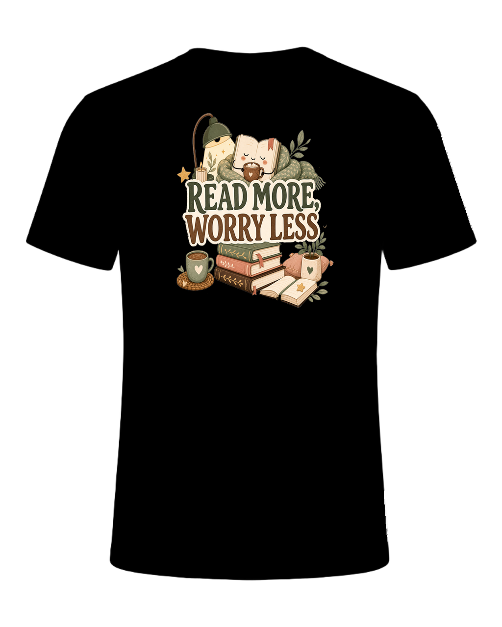READ MORE, WORRY LESS — Black