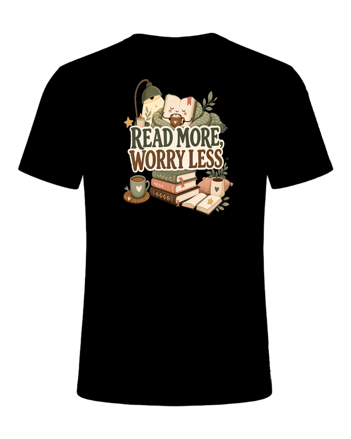 READ MORE, WORRY LESS — Black