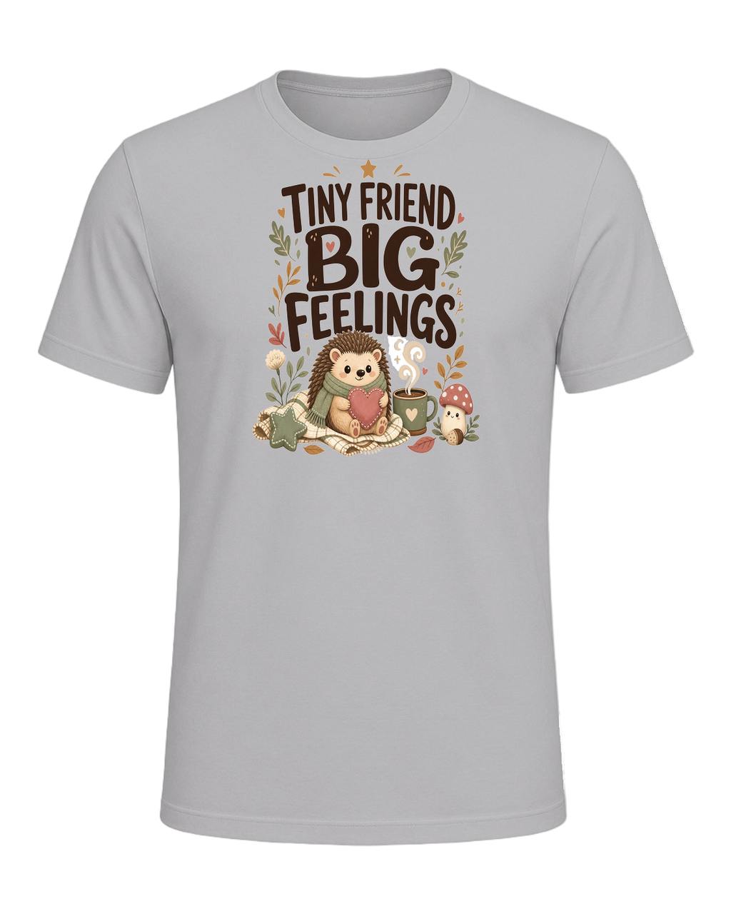 TINY FRIEND BIG FEELINGS — Athletic Heather