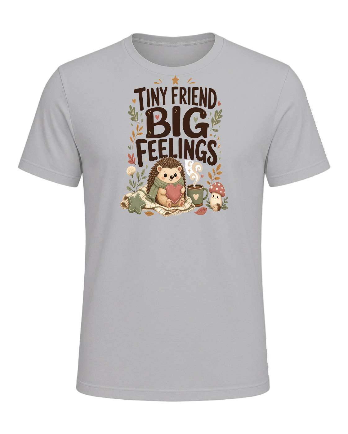 TINY FRIEND BIG FEELINGS — Athletic Heather