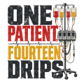 ONE PATIENT, FOURTEEN DRIPS