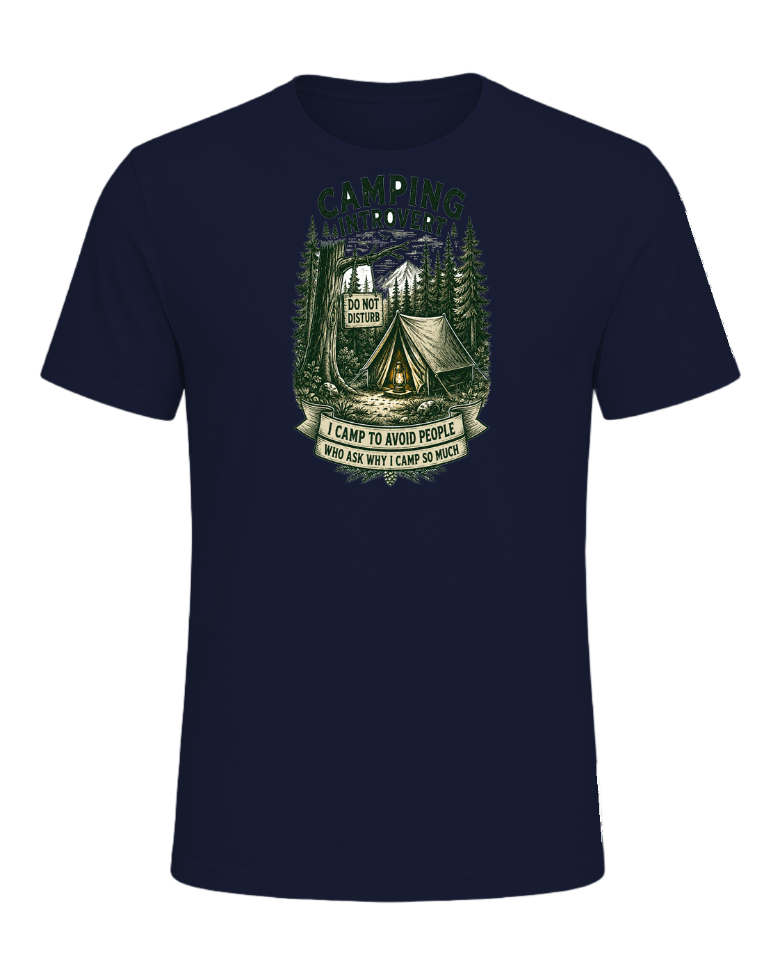 Camping Introvert — Navy