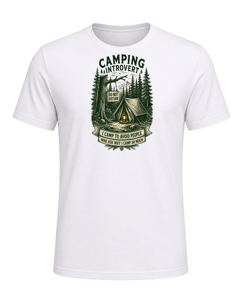 Camping Introvert — White