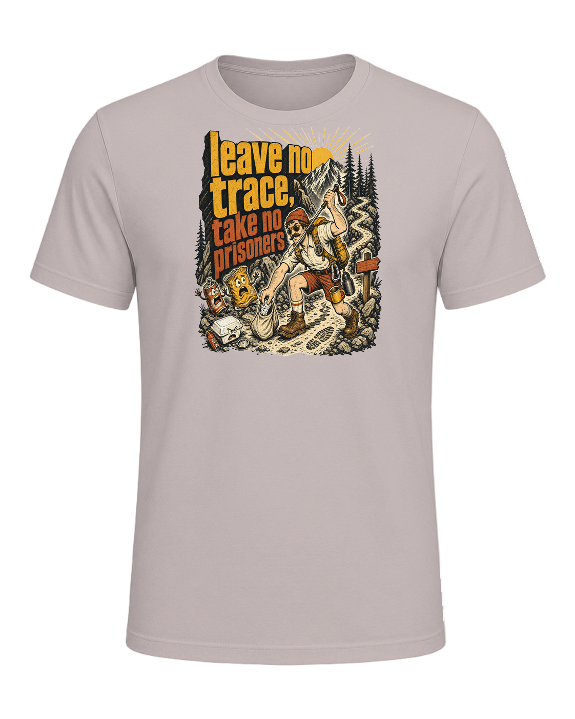 leave no trace, take no prisoners — Heather Cool Grey
