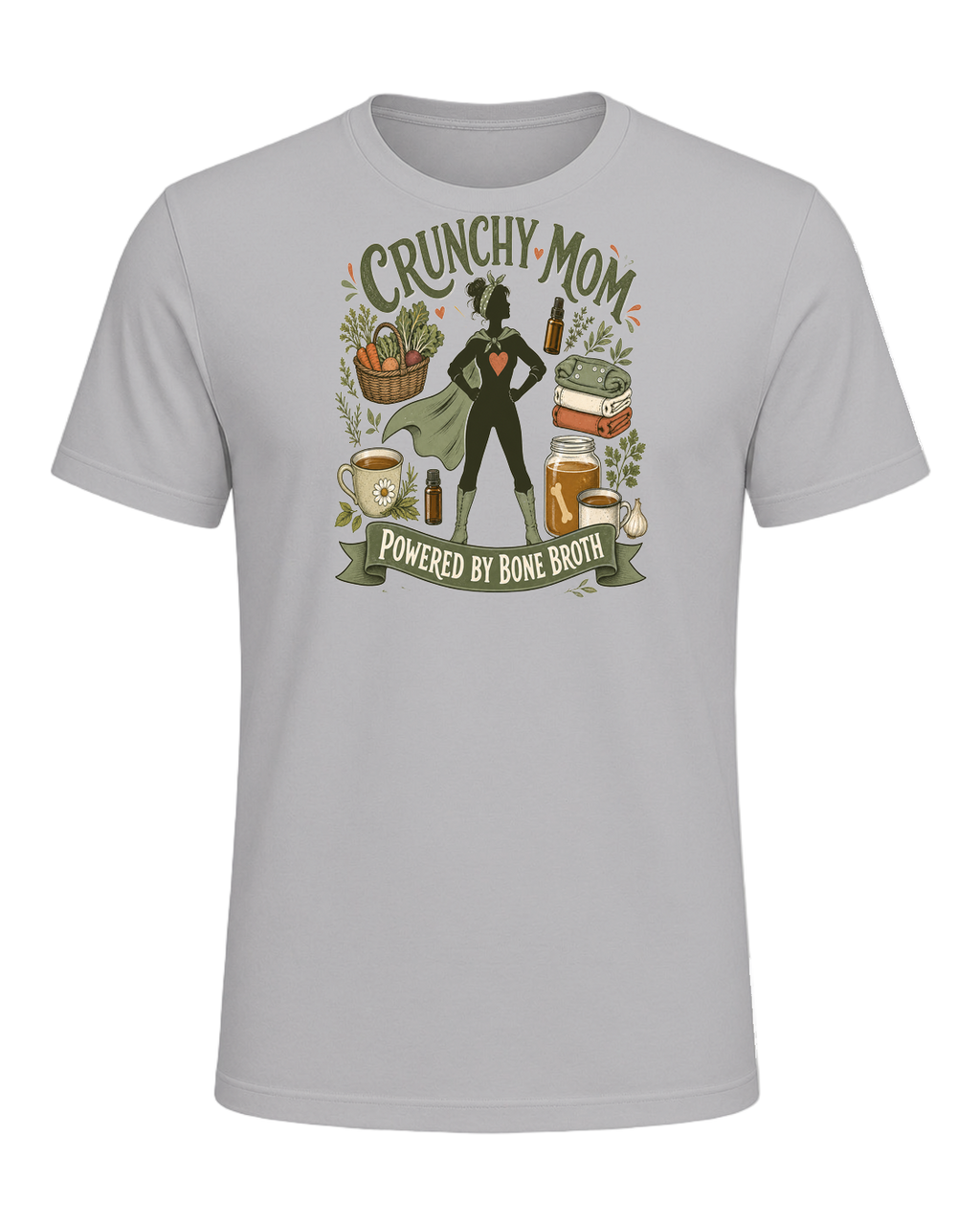 Crunchy Mom — Athletic Heather