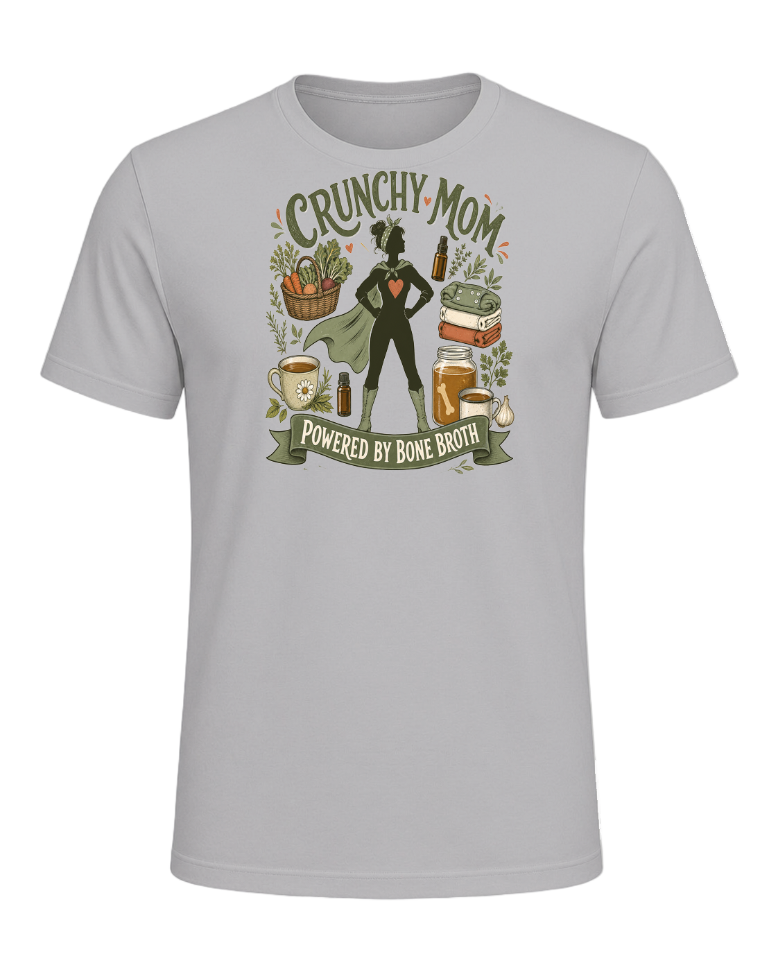 Crunchy Mom — Athletic Heather