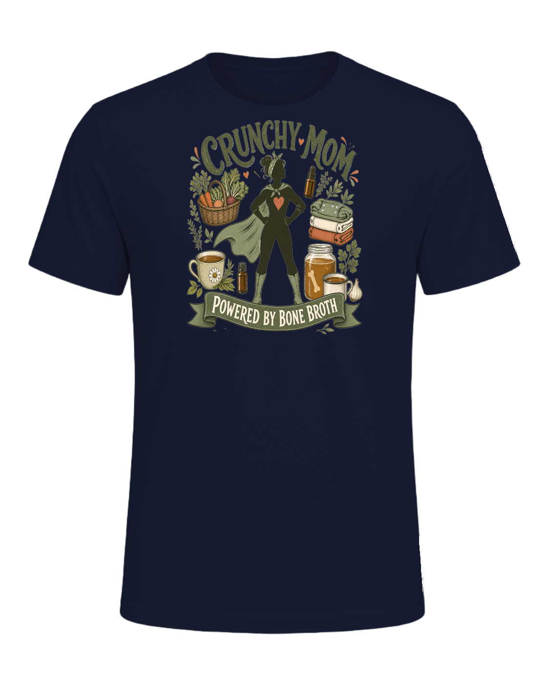 Crunchy Mom — Navy