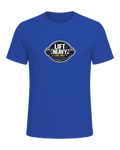 A clean barbell badge tee for lifters who train hard and keep the noise low. — True Royal