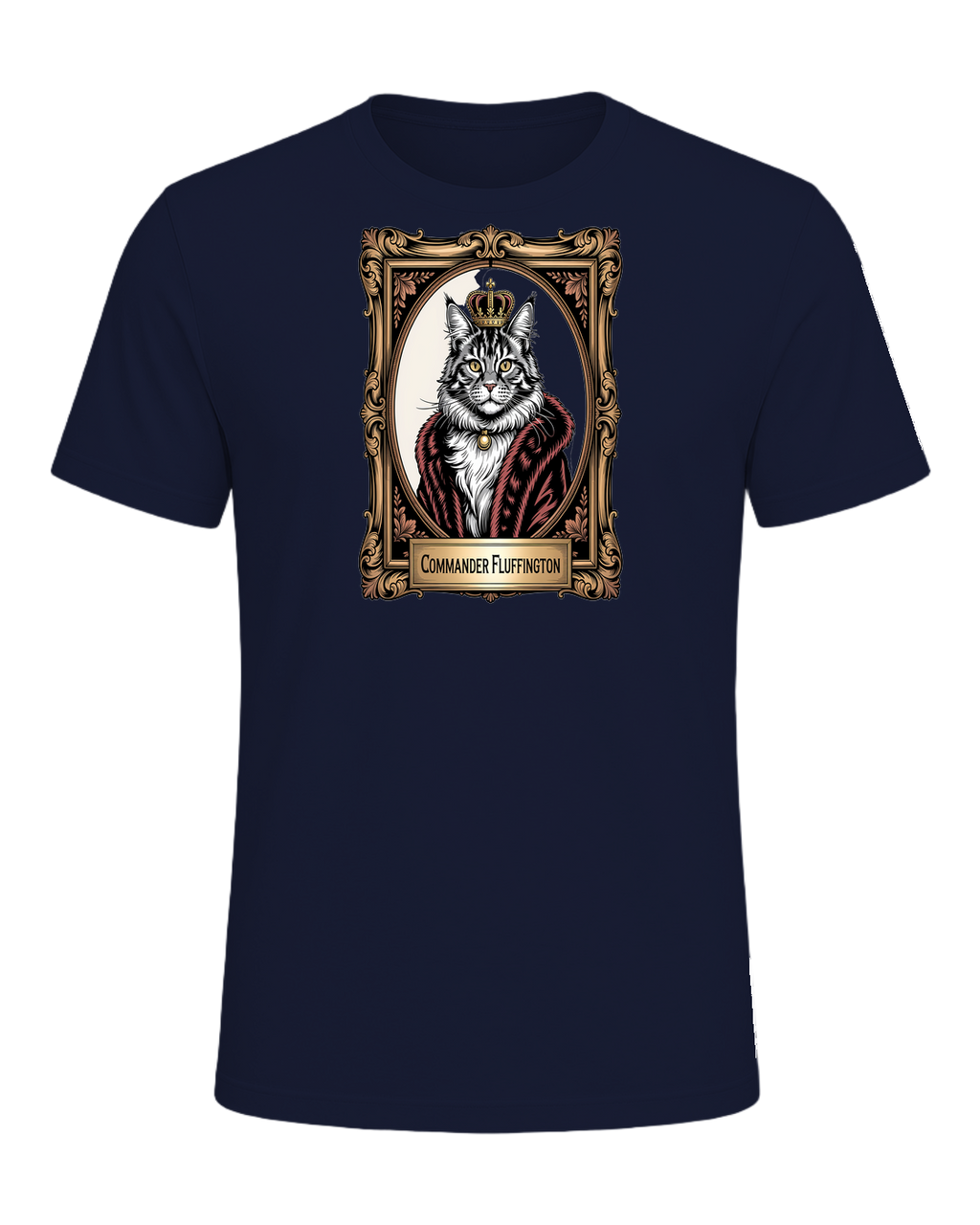 Maine Coon Royalty — Navy