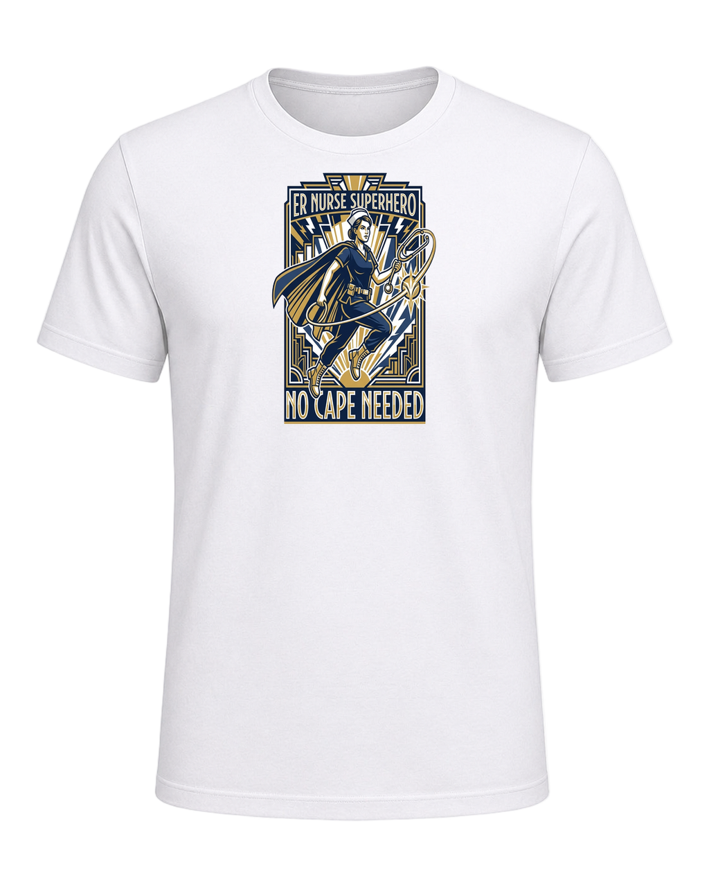 ER Nurse Superhero — White