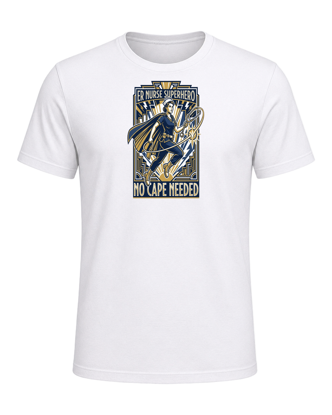 ER Nurse Superhero — White