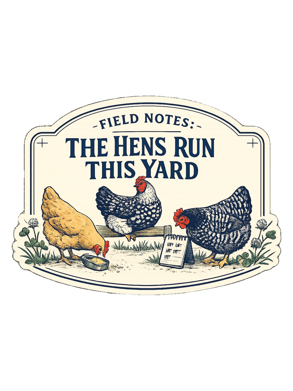 Field Notes: The Hens Run This Yard Tee