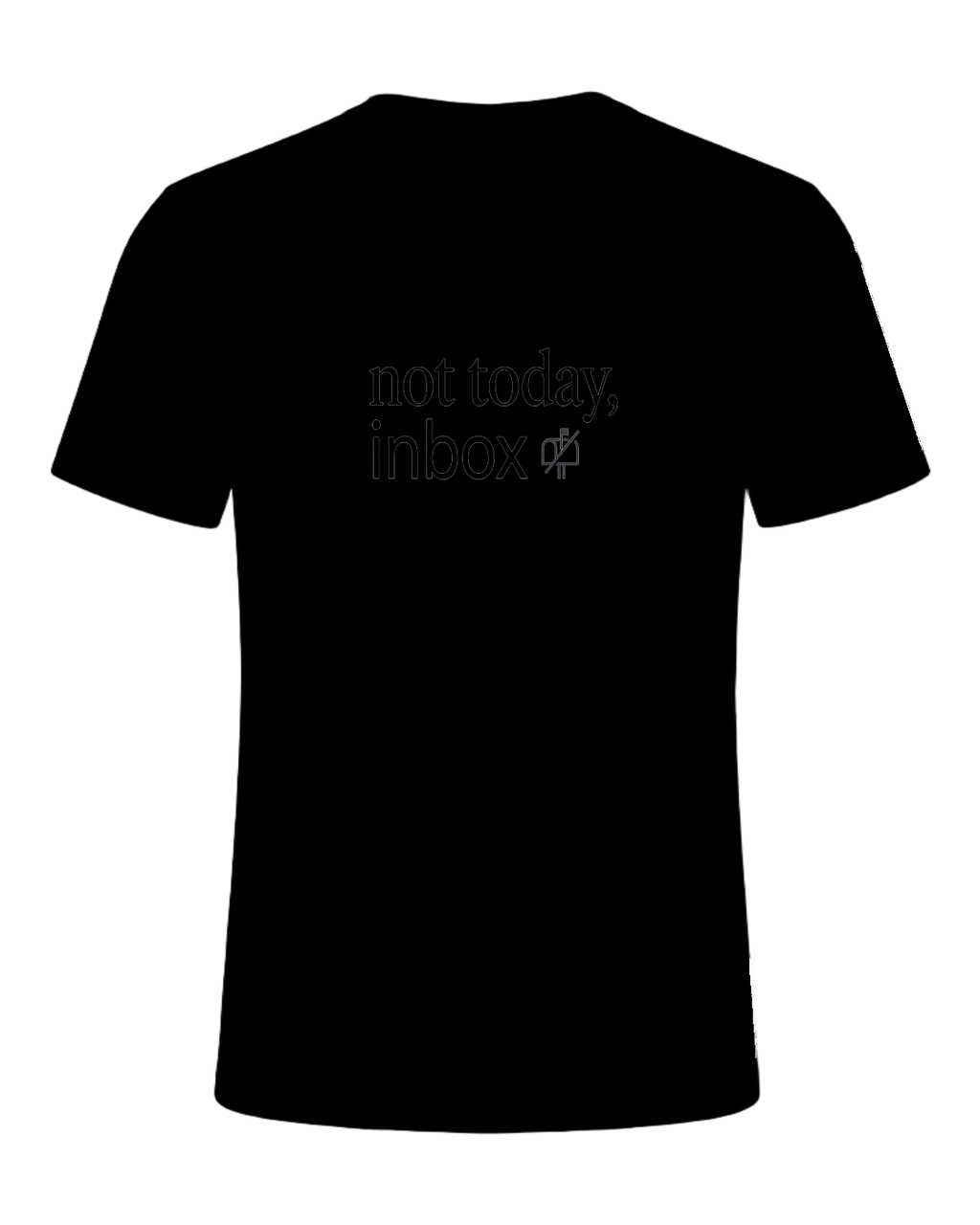 not today, inbox — Black