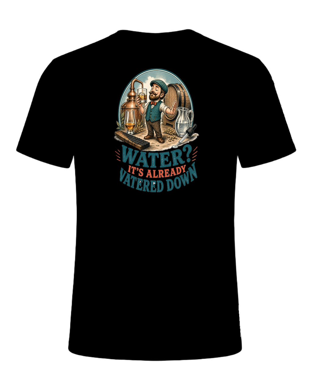 WATER? IT'S ALREADY WATERED DOWN — Black