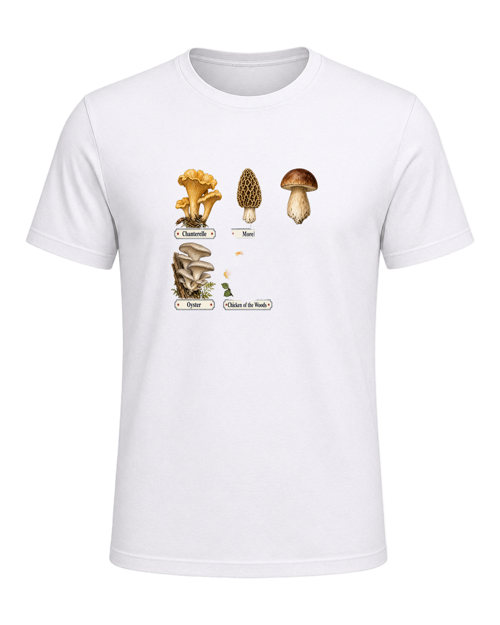 Foraging / Mushroom Hunter — White