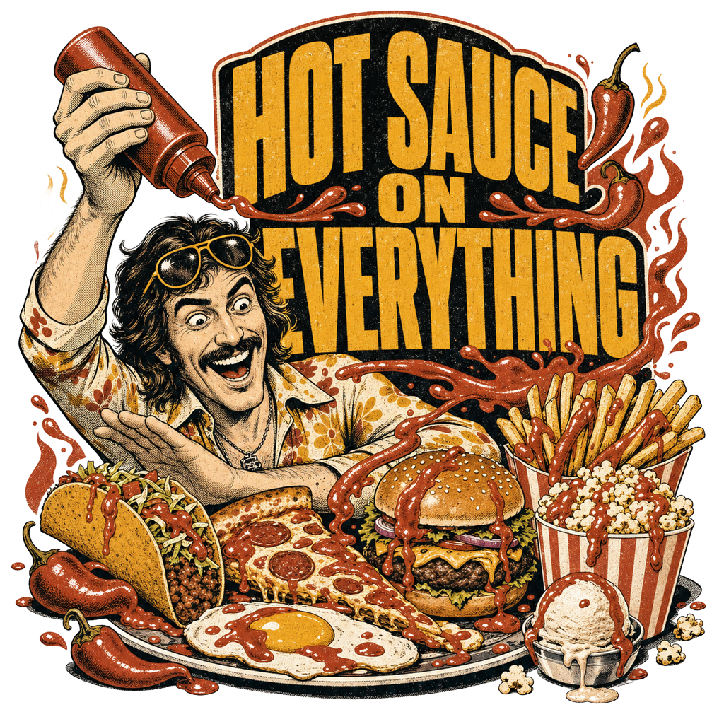 HOT SAUCE ON EVERYTHING
