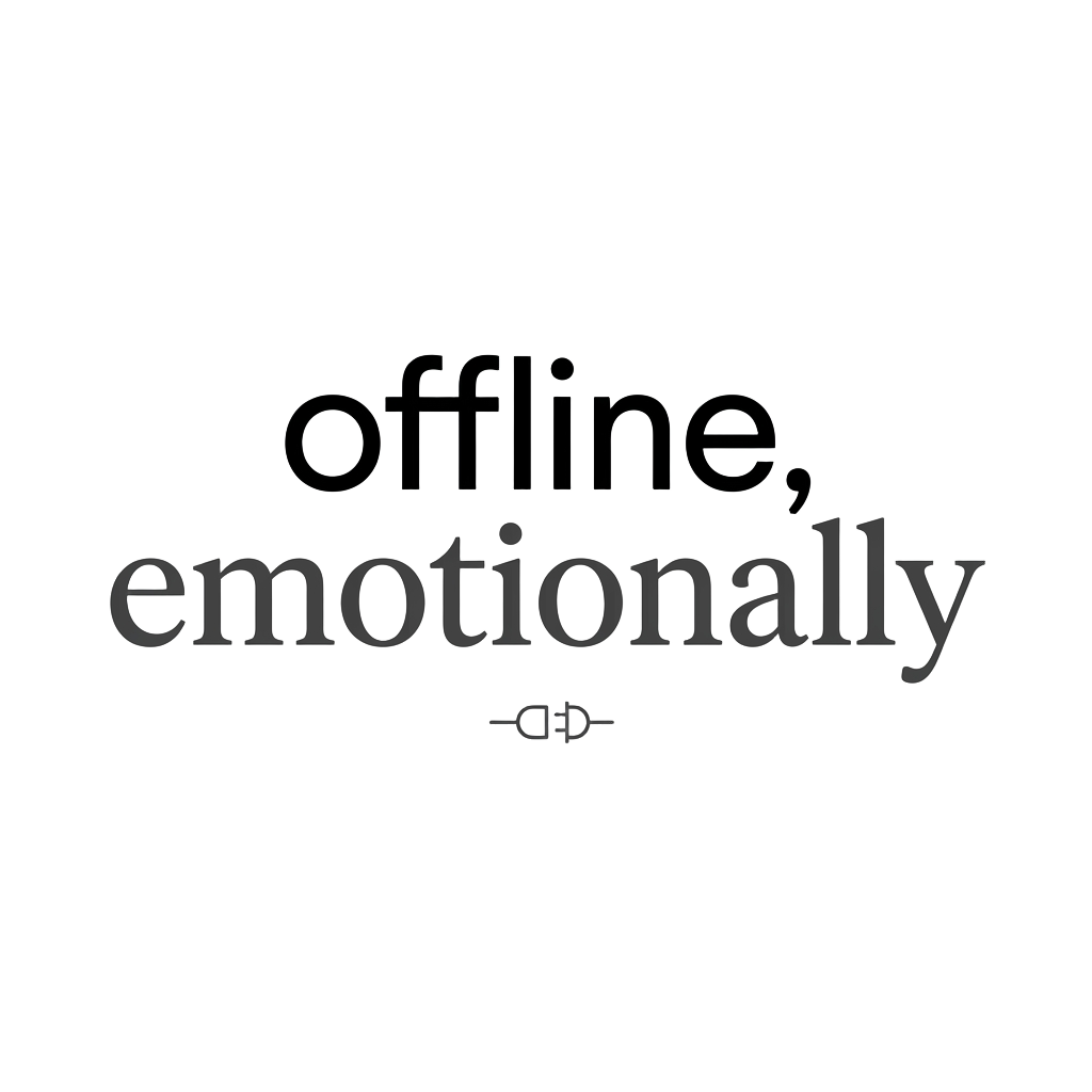 offline, emotionally