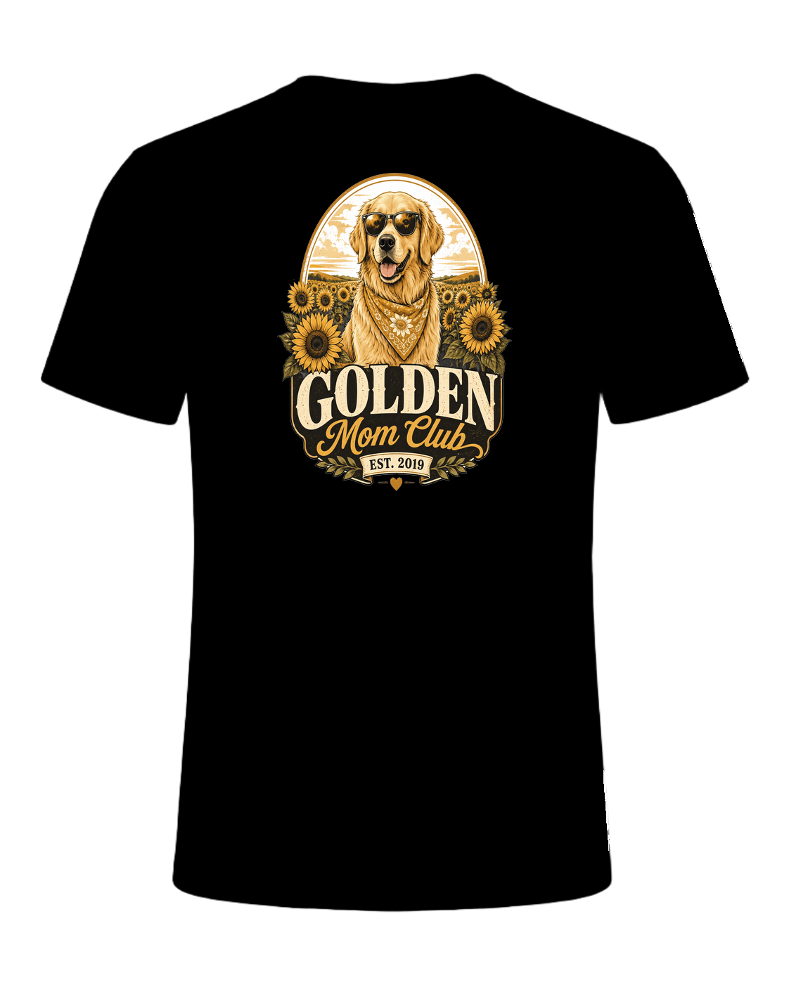 Golden Retriever Mom — Black