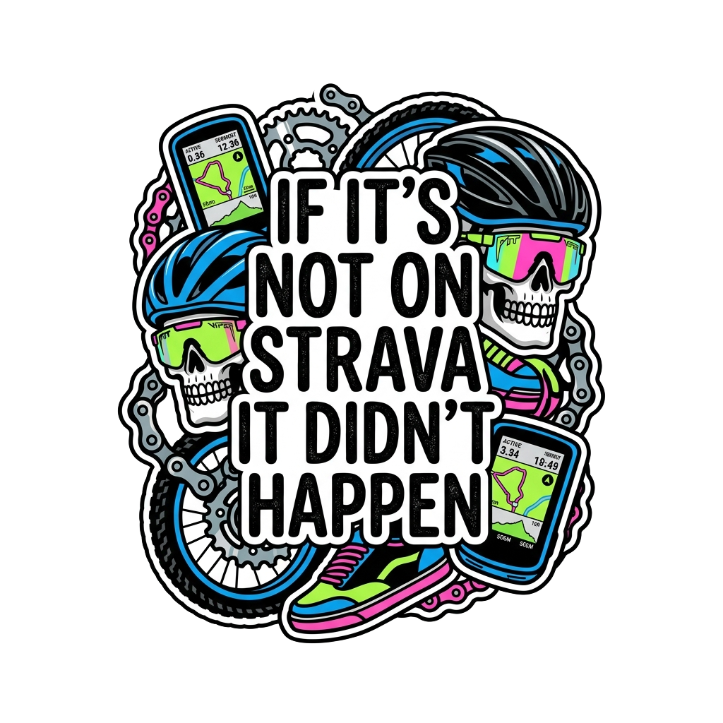 IF IT'S NOT ON STRAVA IT DIDN'T HAPPEN