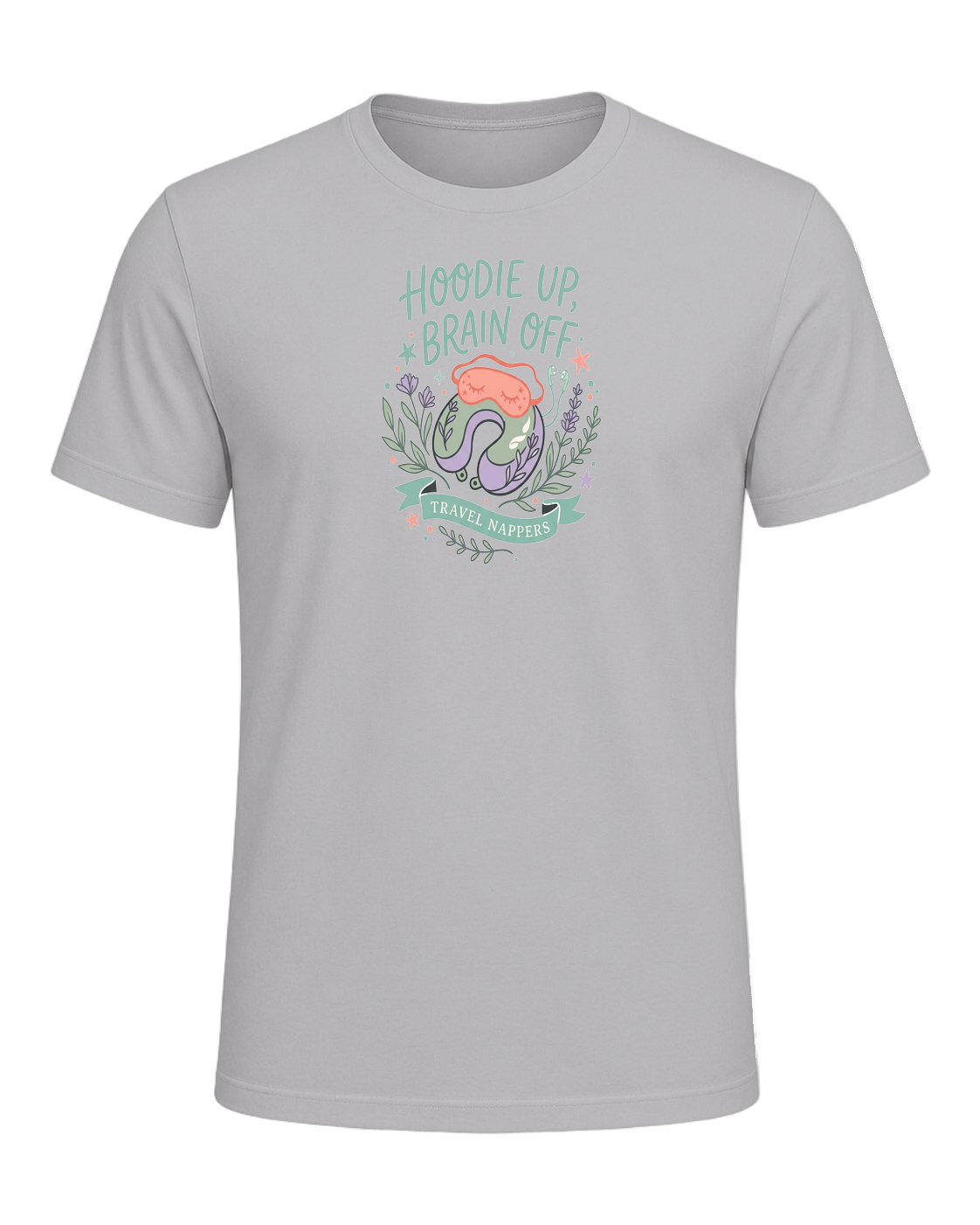 HOODIE UP, BRAIN OFF — Athletic Heather