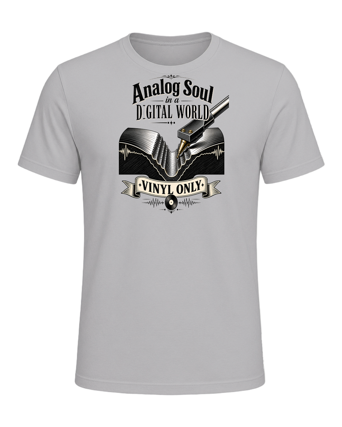 Vinyl Record Collector — Athletic Heather