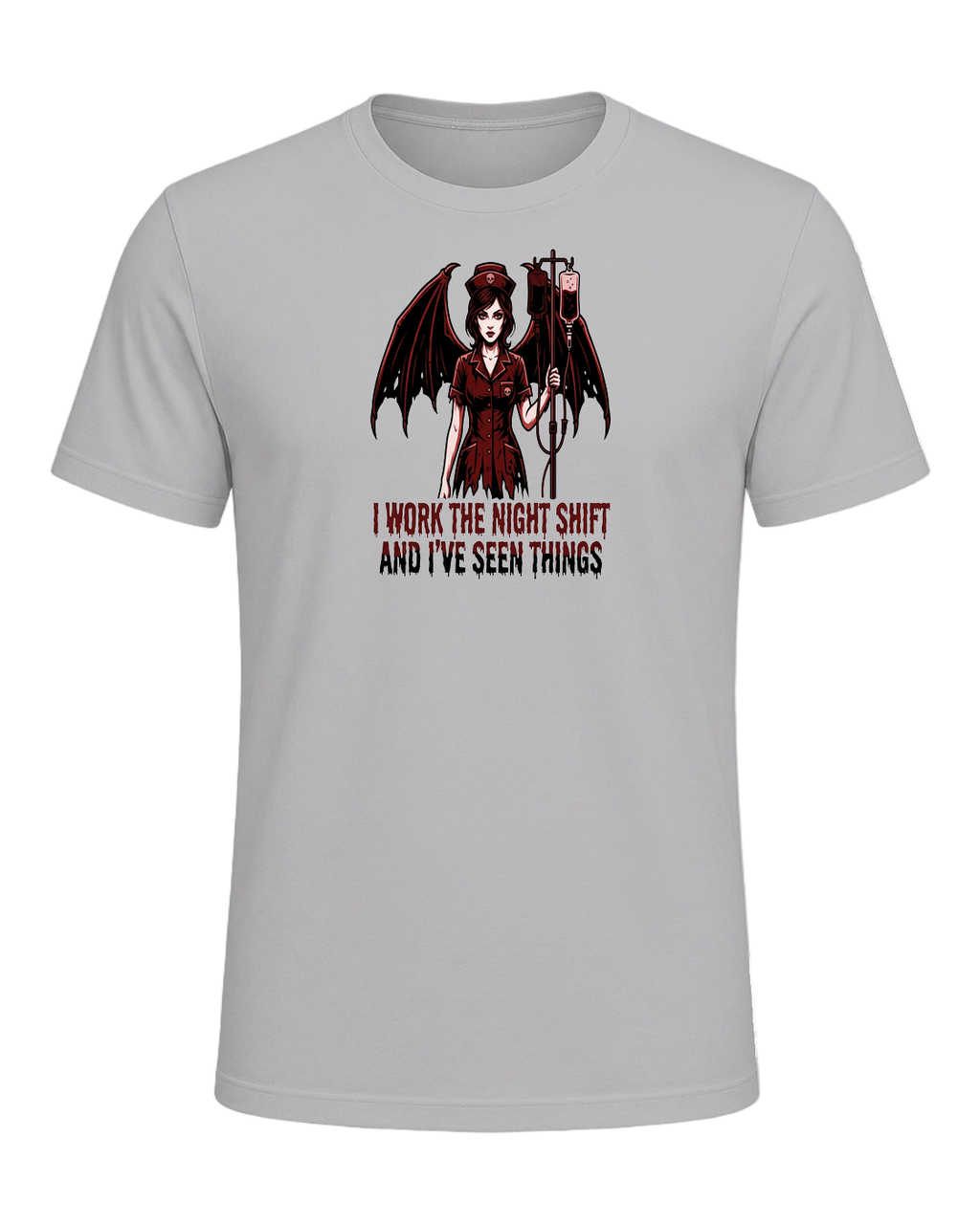 Nurse Night Shift Spooky — Athletic Heather