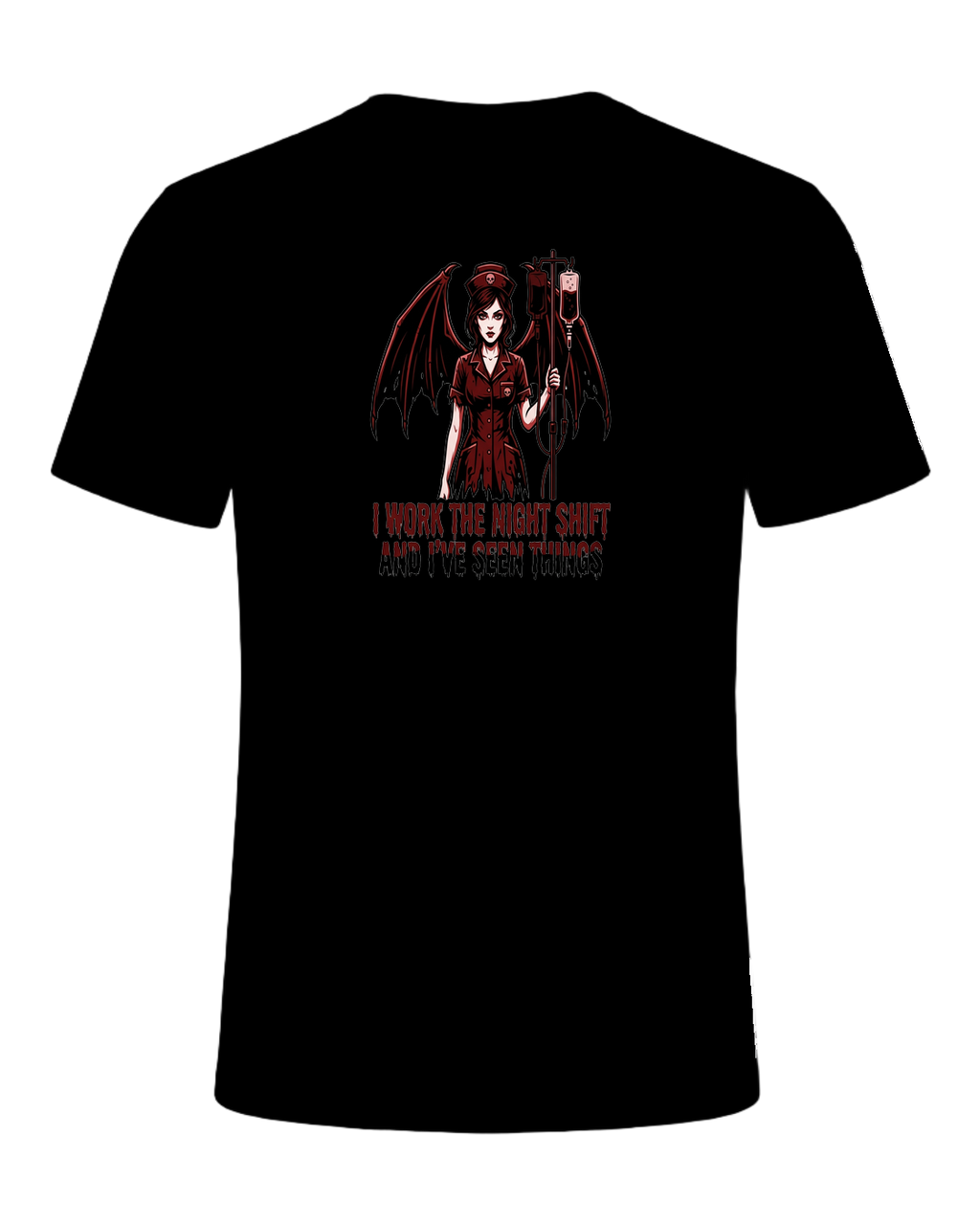 Nurse Night Shift Spooky — Black