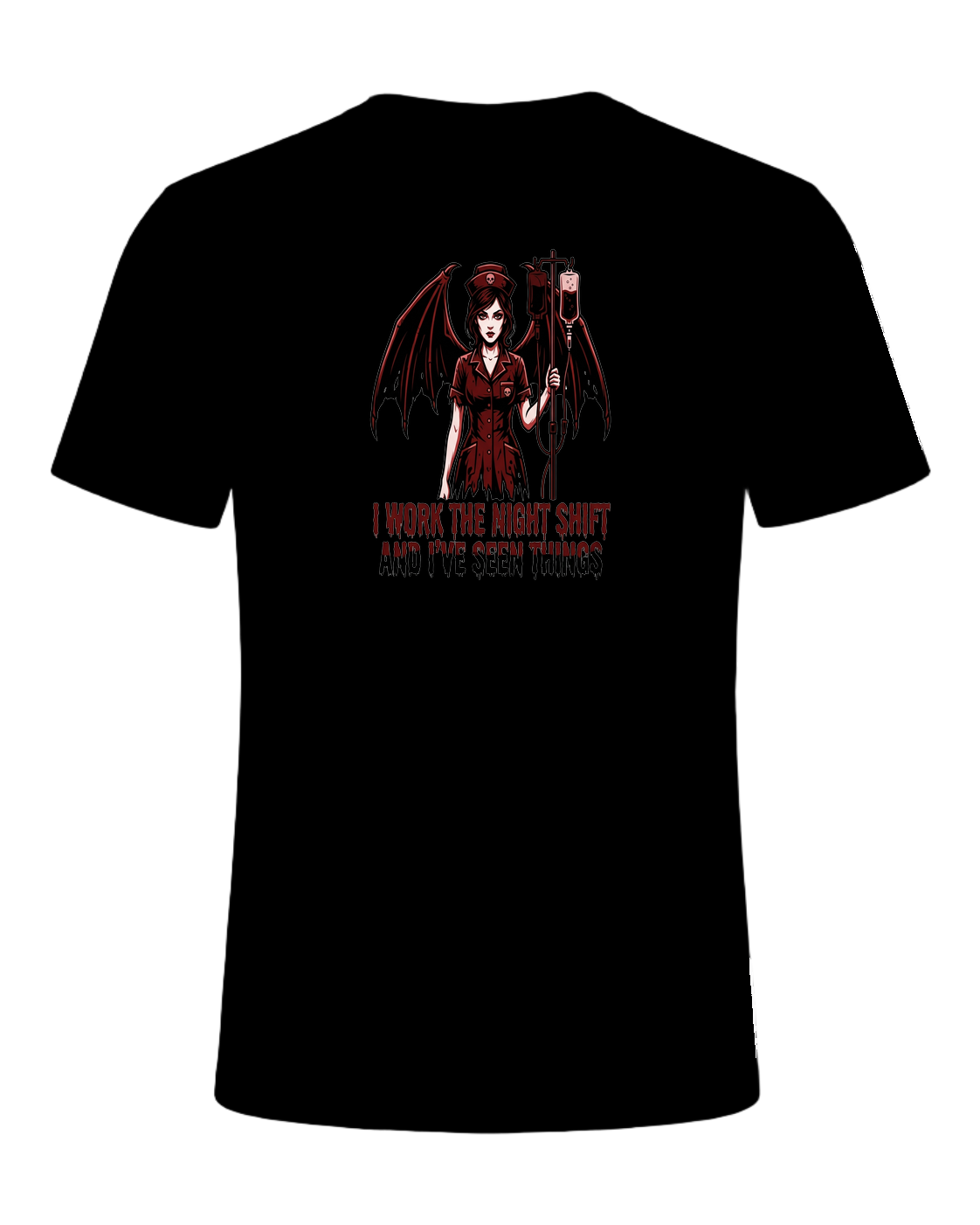 Nurse Night Shift Spooky — Black